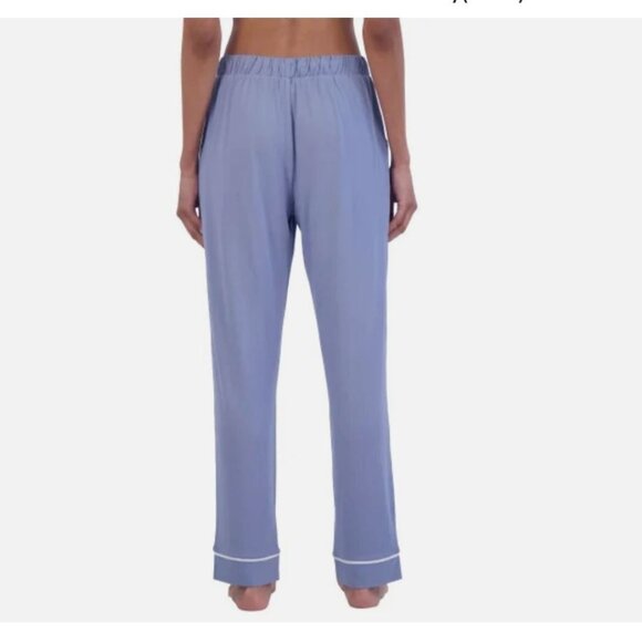 Lucky Brand Women 2-Pack Straight Leg Lounge Pant W/Drawstrings Pink dot/blue XL - Picture 2 of 11